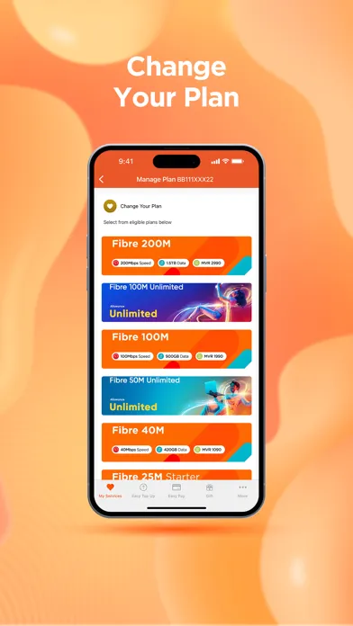 Dhiraagu Screenshots